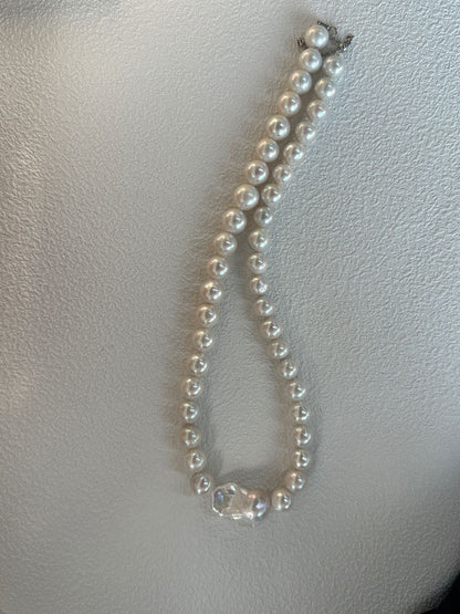 Natural Creamy Angel Pearl Necklace