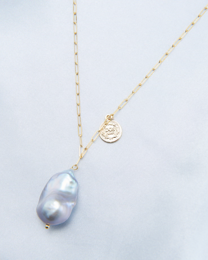 Blue Blood Baroque Necklace