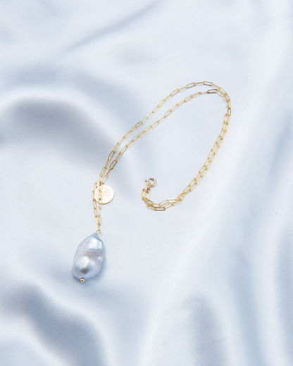 Blue Blood Baroque Necklace