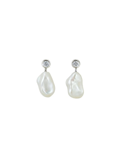 Keshi Diamond Earrings