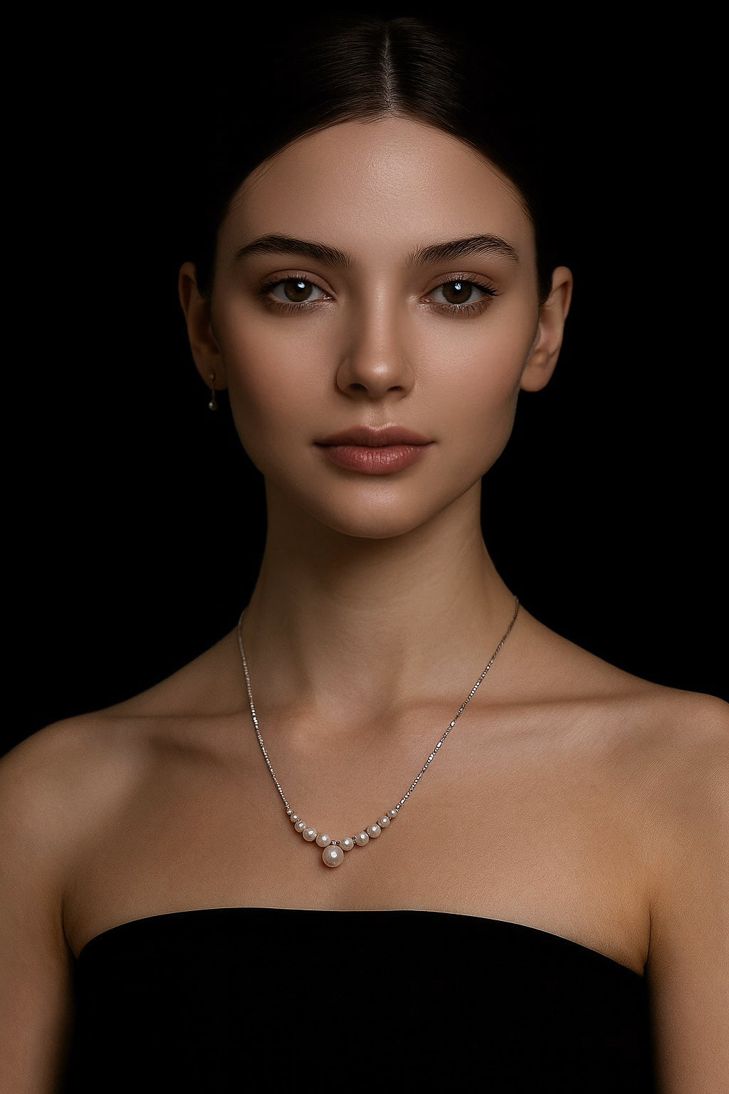 'Nova Grace' Natural Freshwater Pearl Necklace