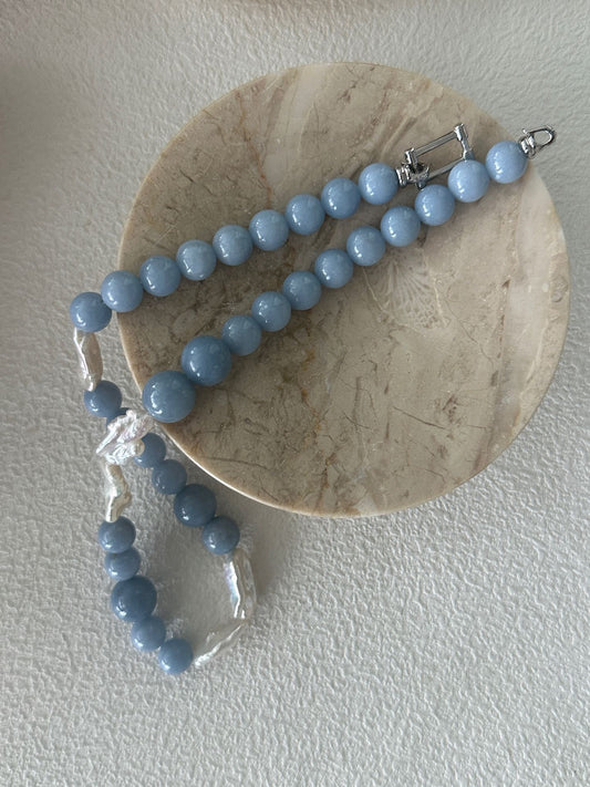 Peruvian Stone Baroque Necklace