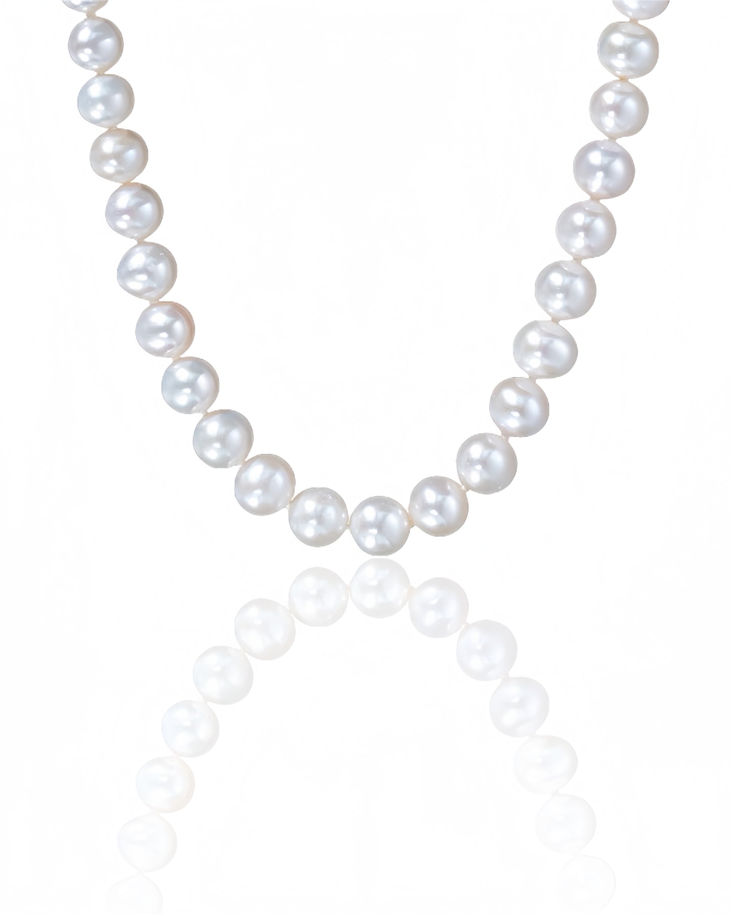 Top Luster Big Core Edison Pearl Necklace