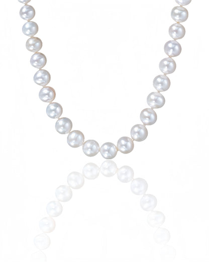 Top Luster Big Core Edison Pearl Necklace