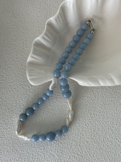 Peruvian Stone Baroque Necklace
