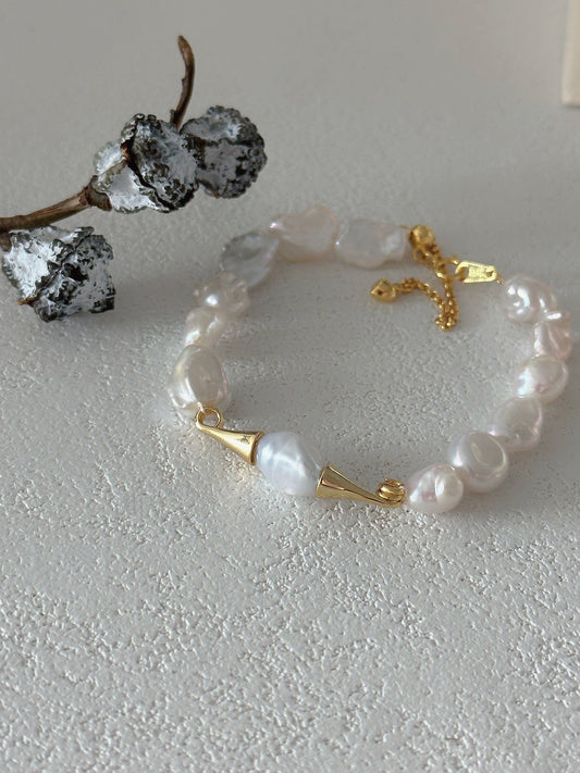 Bluebeard Pearl Bracelet&Necklace Set