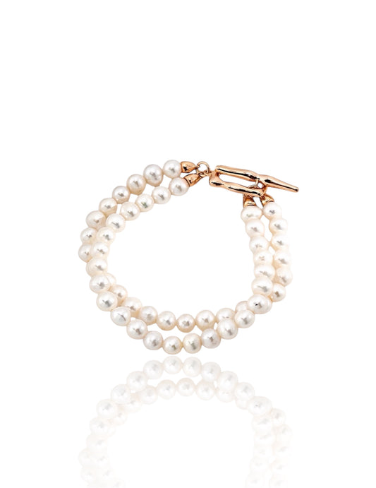 Double Layer Pearl Bracelet