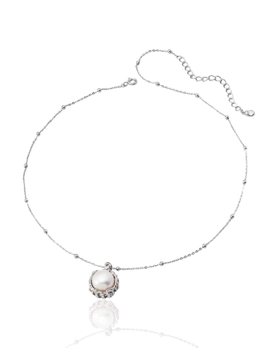 Sun flower Large Natural pearls Necklace
