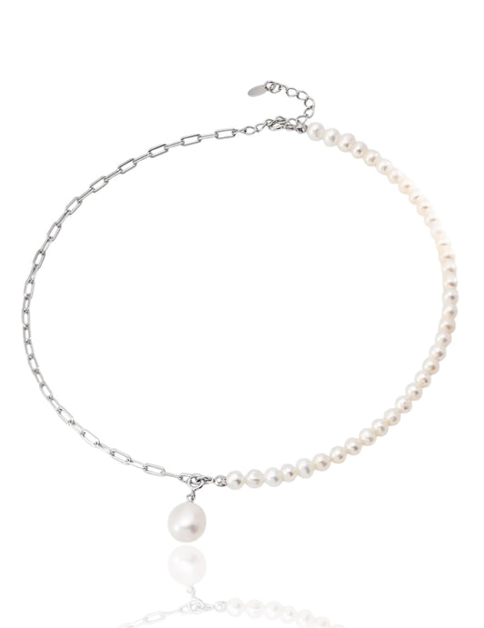 Pendant Pearl Half Necklace
