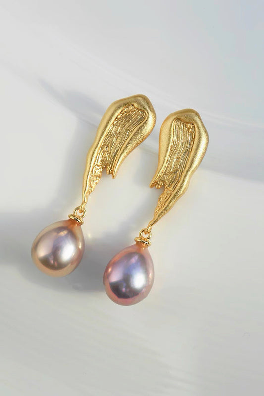 ‘’Floral Word‘’ Pigment Earrings