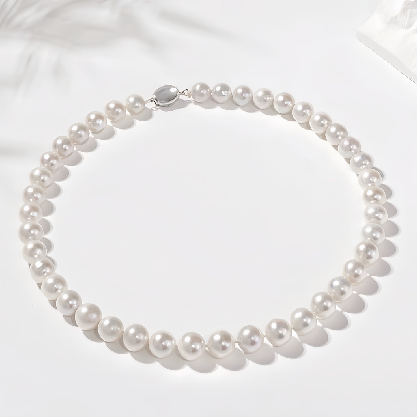 Top Luster Big Core Edison Pearl Necklace