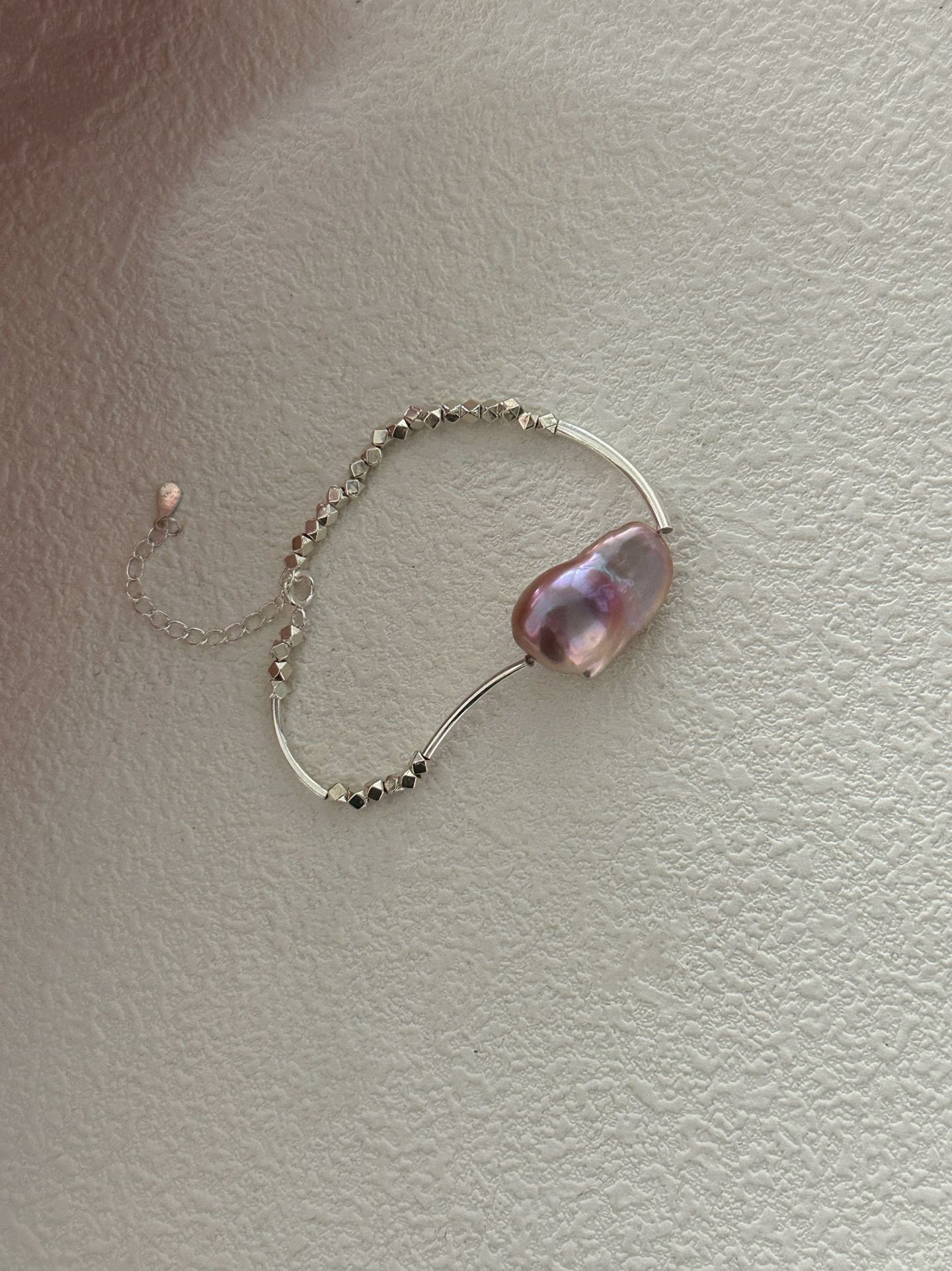 Pink Sakura Baroque Bracelet