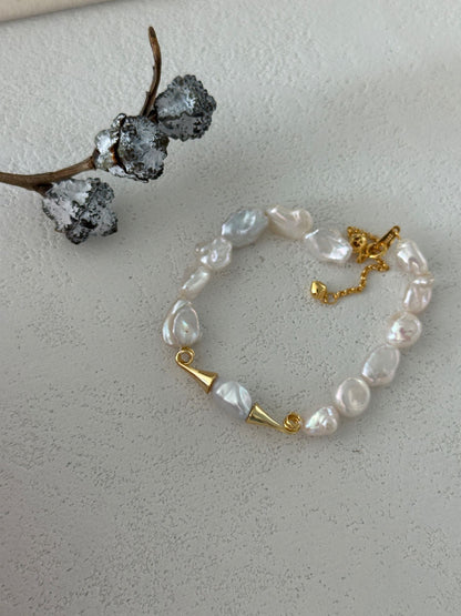 Bluebeard Pearl Bracelet&Necklace Set