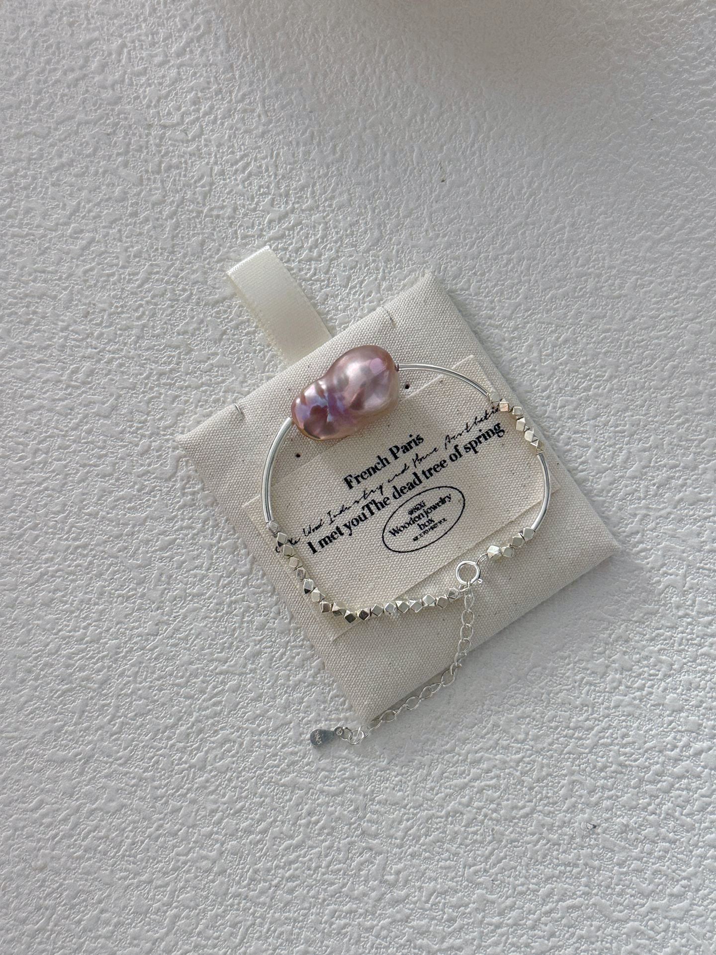 Pink Sakura Baroque Bracelet