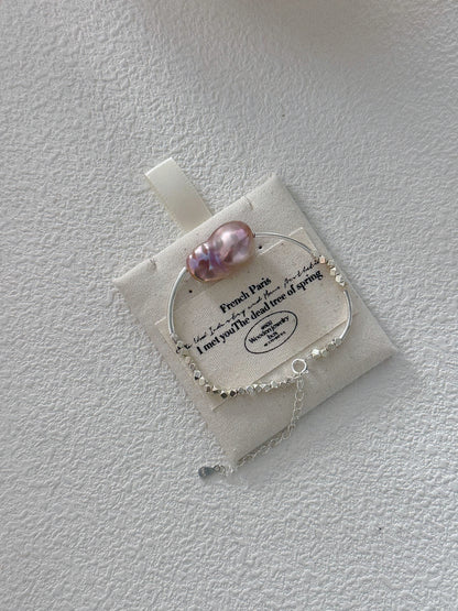 Pink Sakura Baroque Bracelet