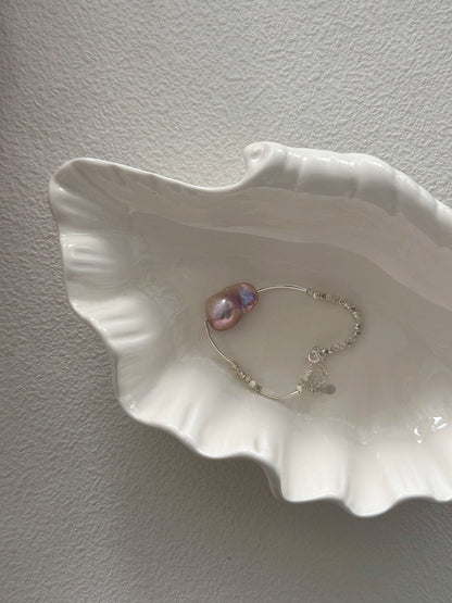 Pink Sakura Baroque Bracelet