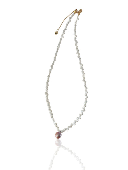 Pink Lace Necklace
