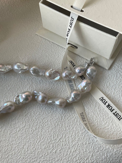 Bone Baroque Necklace