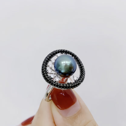 Tahitian Eclipse “Eye of the Earth” Ring---Collector’s Edition