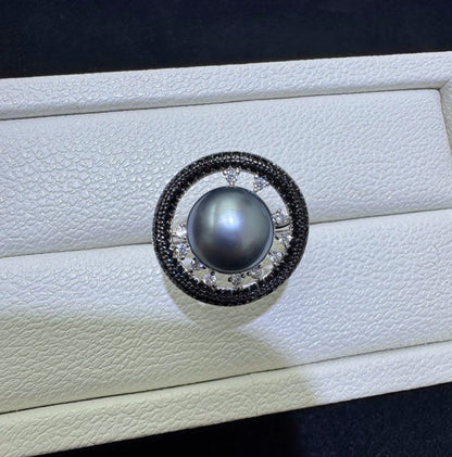 Tahitian Eclipse “Eye of the Earth” Ring---Collector’s Edition