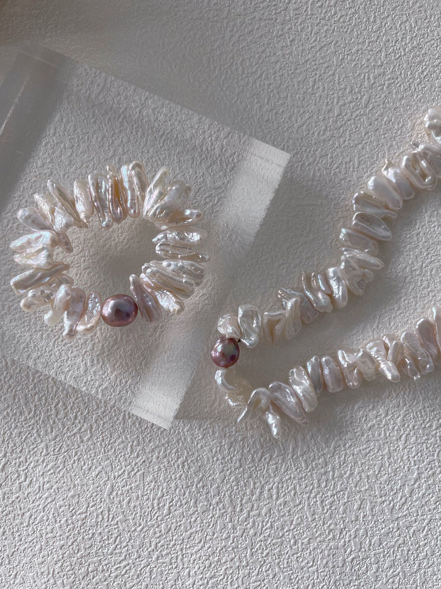 Purple Garlands Pearls Set