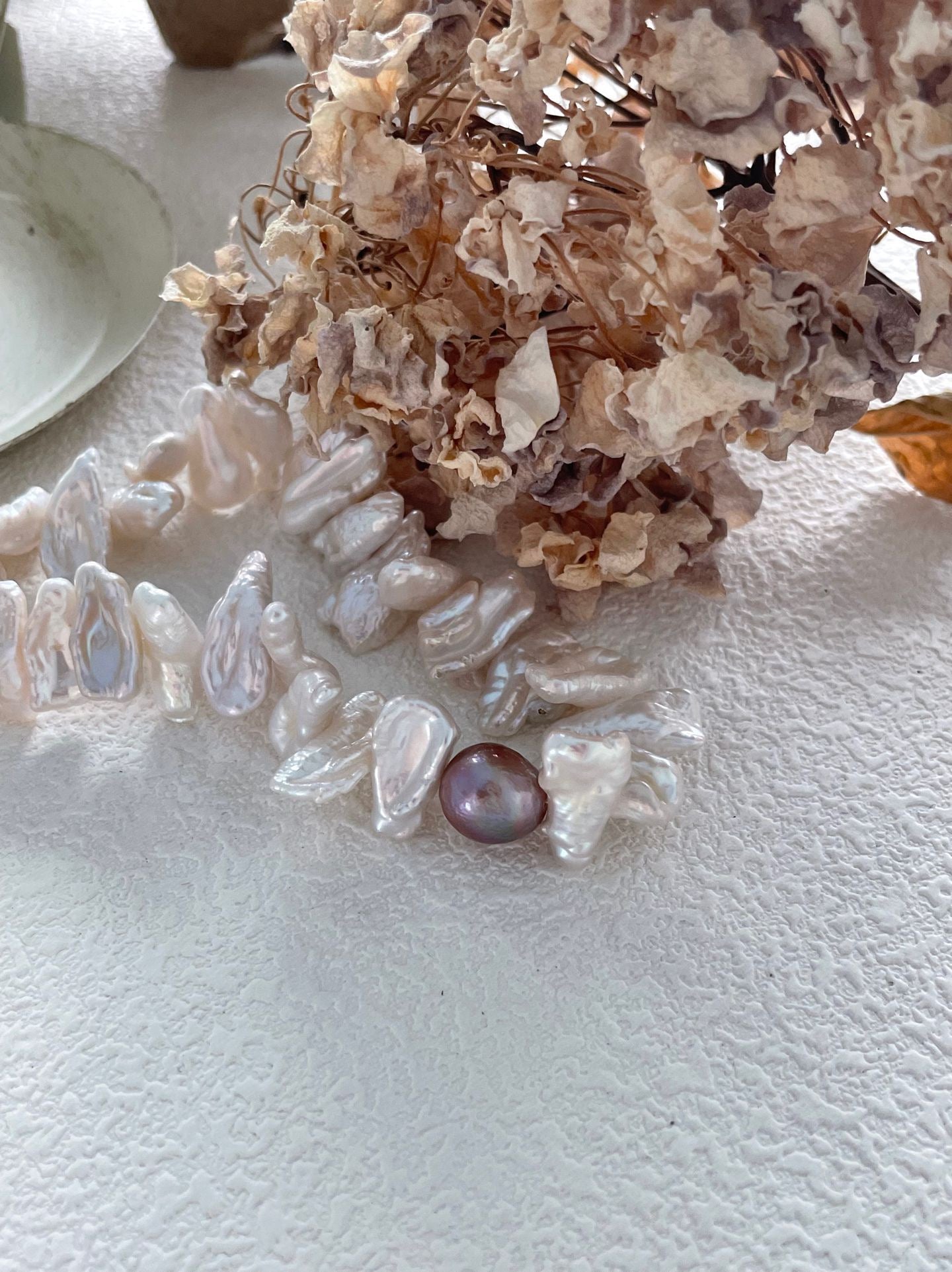 Purple Garlands Pearls Set