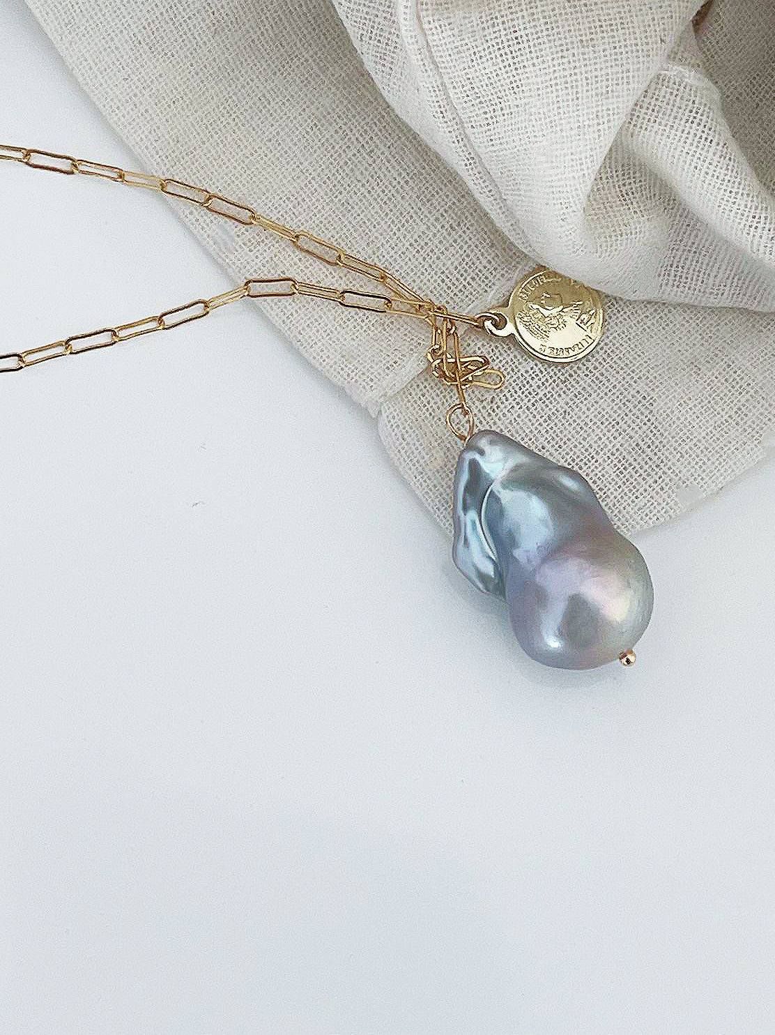 Blue Blood Baroque Necklace