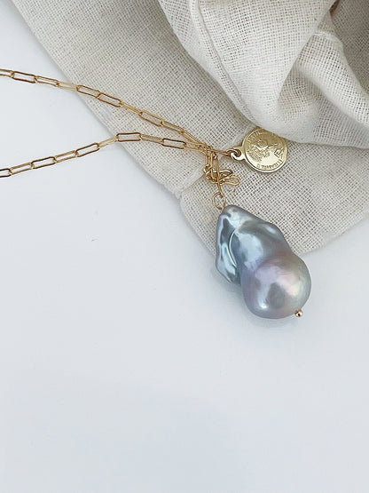Blue Blood Baroque Necklace