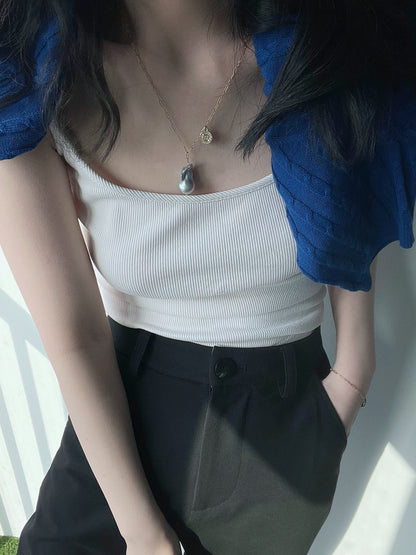 Blue Blood Baroque Necklace