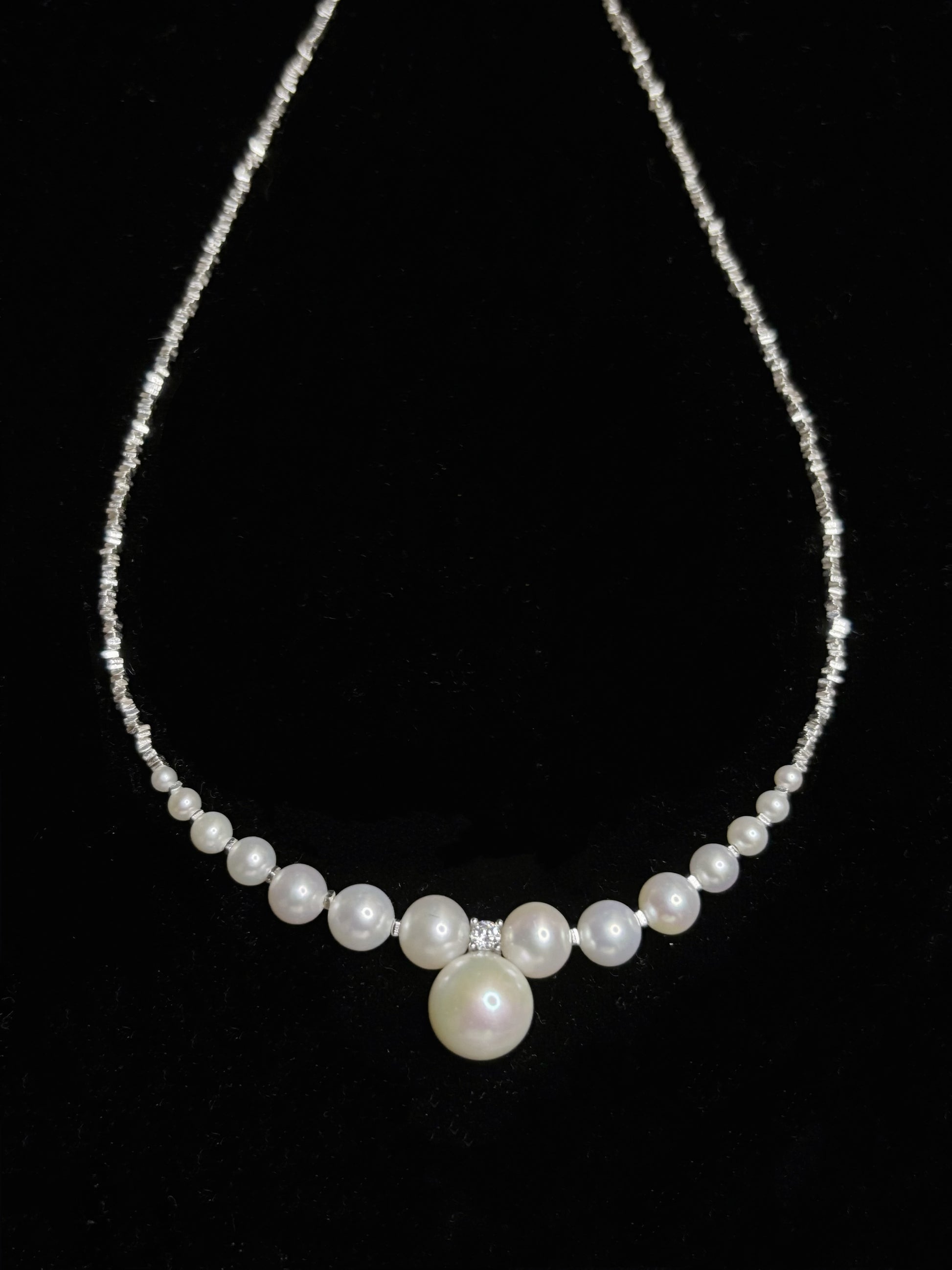 'Nova Grace' Natural Freshwater Pearl Necklace