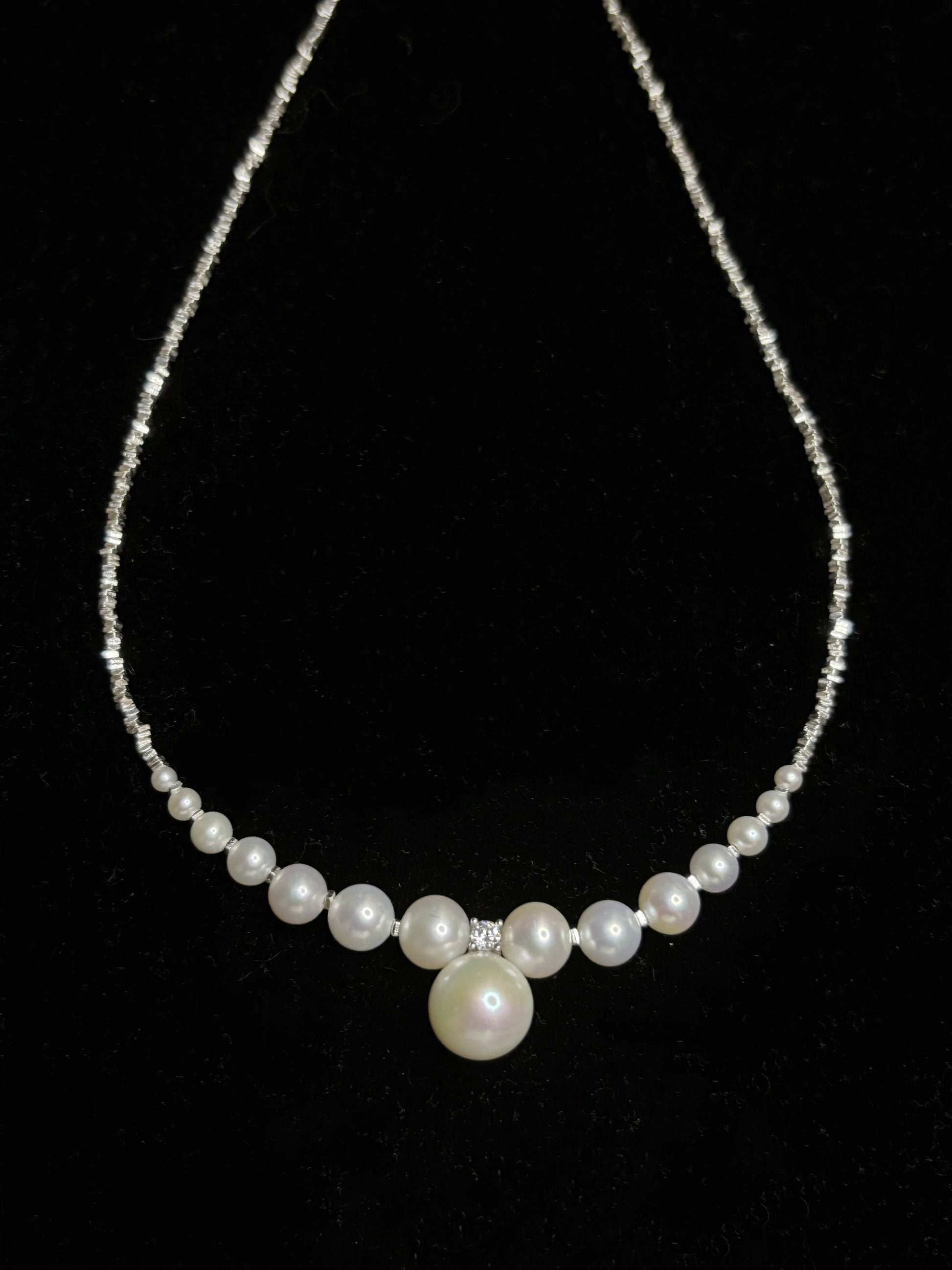 'Nova Grace' Natural Freshwater Pearl Necklace