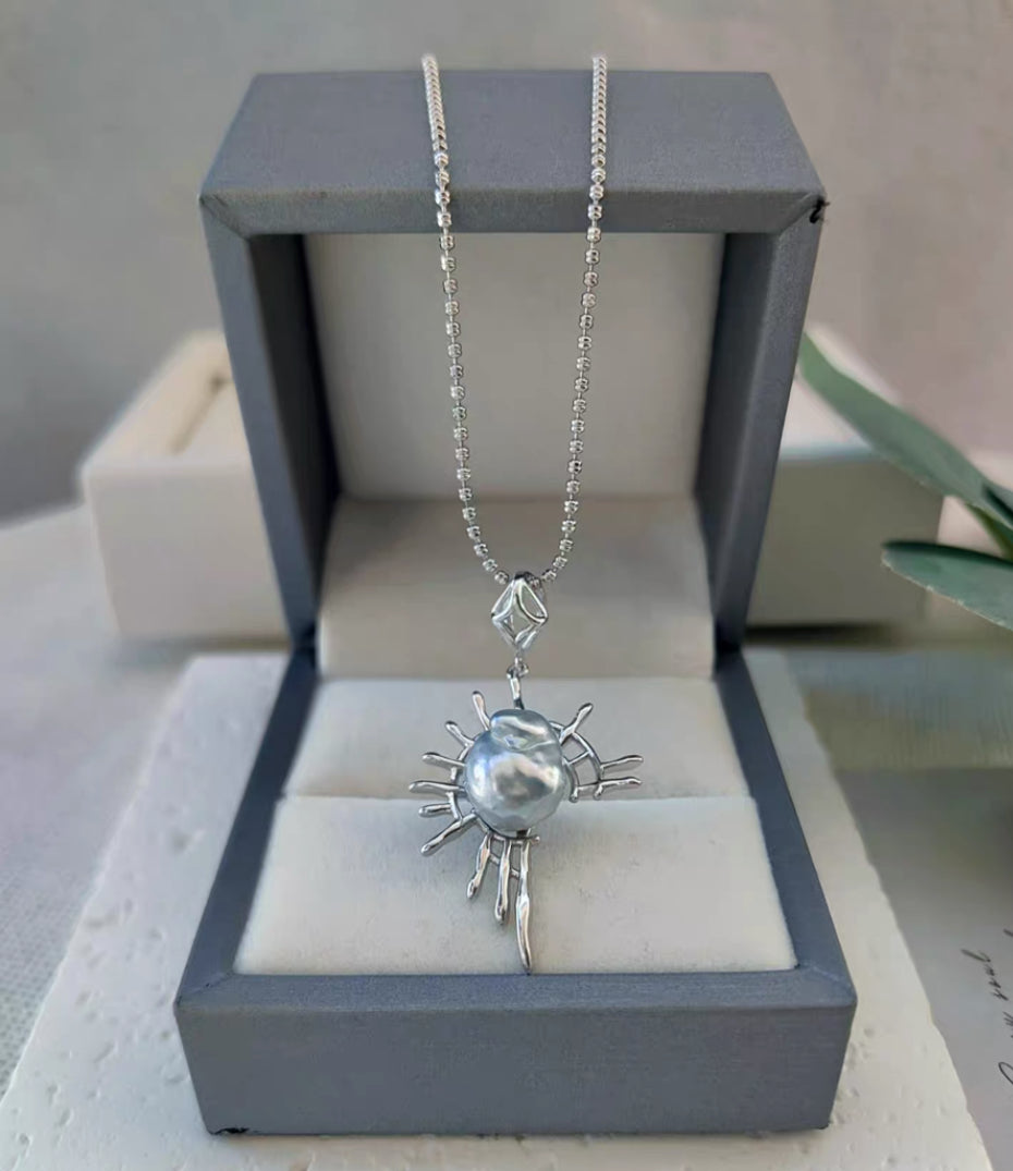 'Frozen' Collection Blue Australia White, keshi Collection Pearl Series