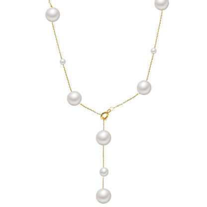 ‘Starry Night’ natural freshwater pearl necklace
