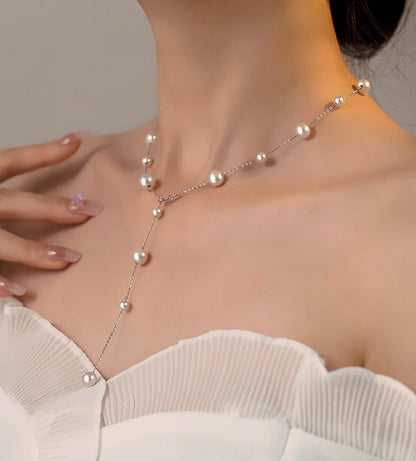 ‘Starry Night’ natural freshwater pearl necklace
