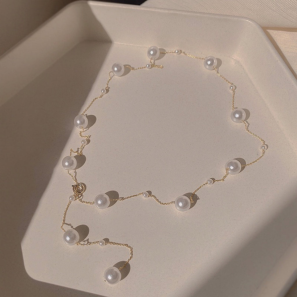 ‘Starry Night’ natural freshwater pearl necklace