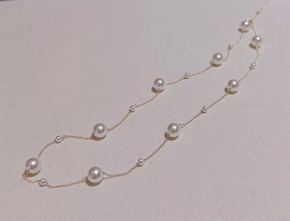 ‘Starry Night’ natural freshwater pearl necklace