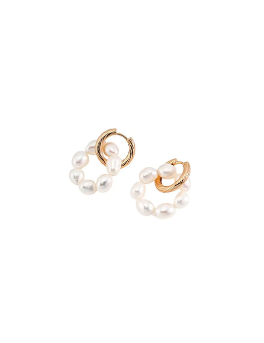 Detachable Loop Pearl Earrings My Store