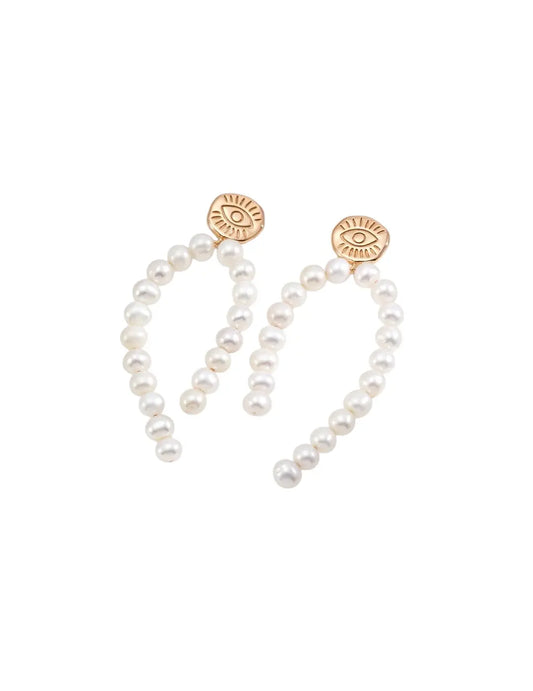 Gorgeous Pearl Cluster Earrings My Store