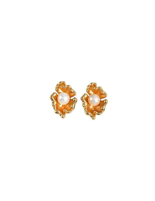 Sea Wave Pearl Earring My Store