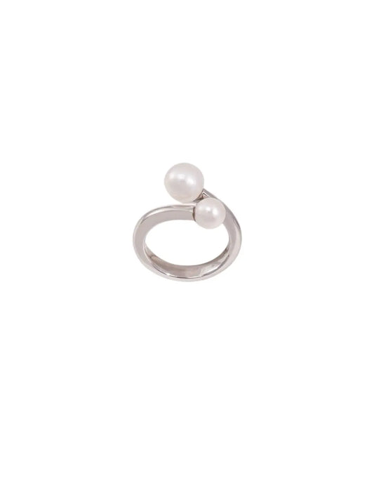 Nude Pearl Floating Ring My Store
