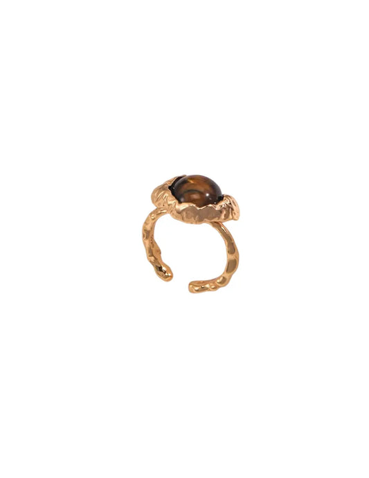 Sunset Tiger Eye Ring Synichoe
