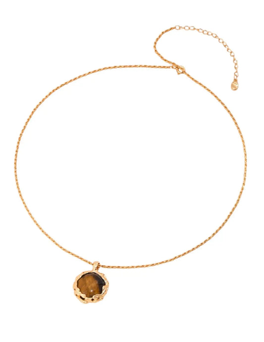 Sunset Tiger Eye Pendant Synichoe