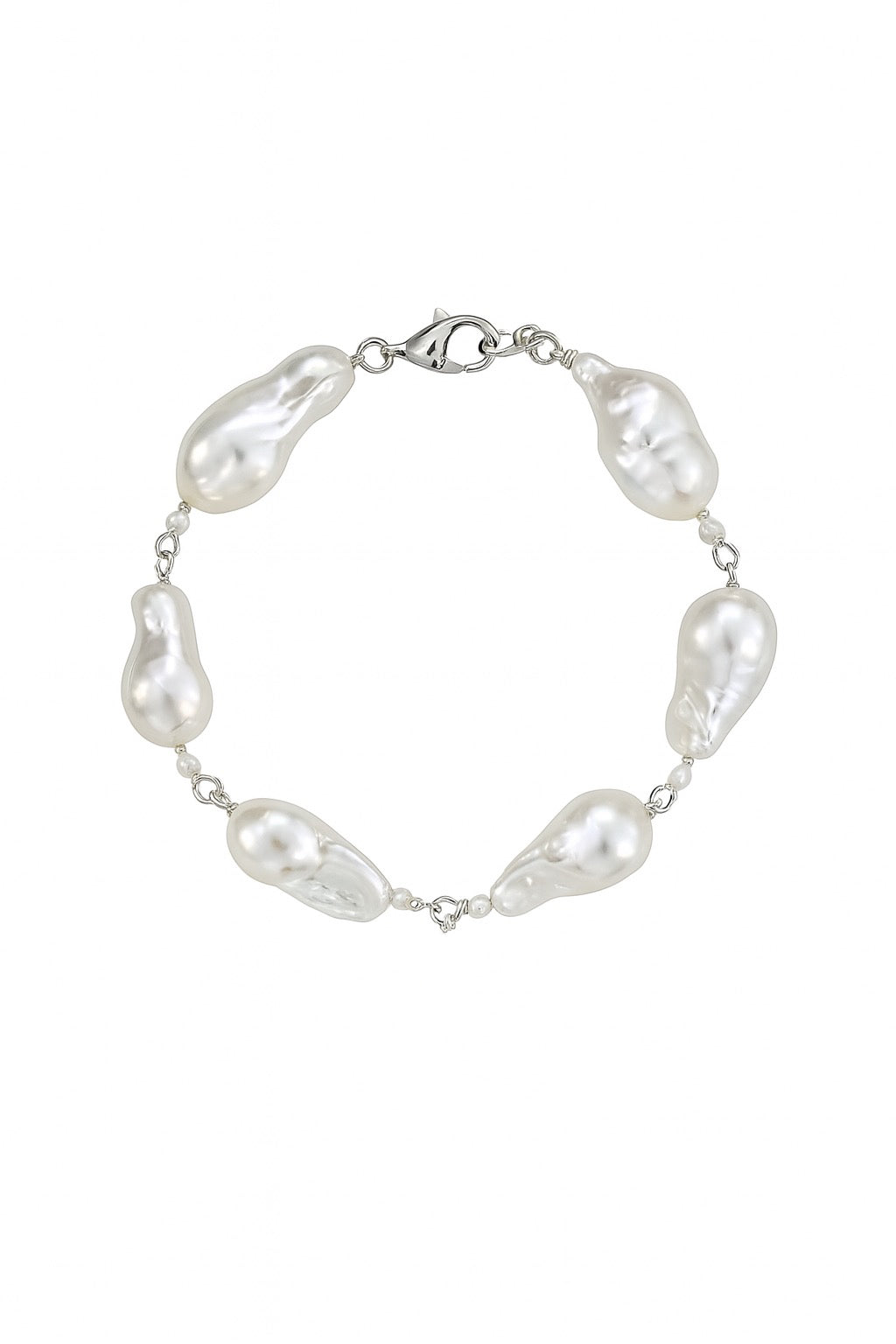 ‘Primal Ocean’ Baroque Pearl Bracelet