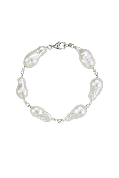 ‘Primal Ocean’ Baroque Pearl Bracelet