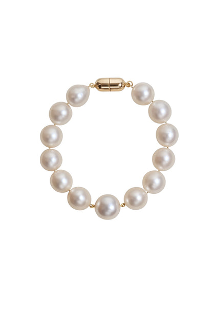Freshwater Pearl Capsule Buckle Bracelet