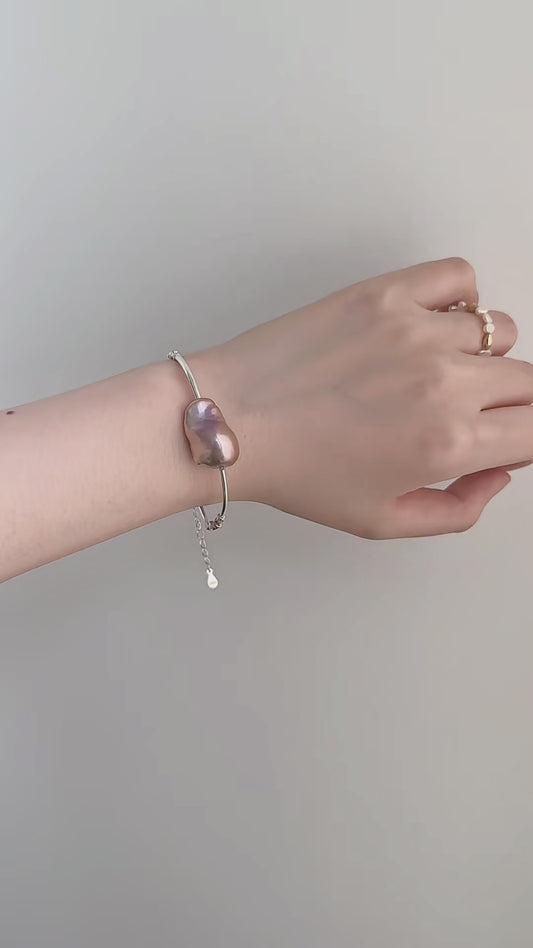 Pink Sakura Baroque Bracelet