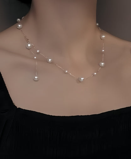 ‘Starry Night’ natural freshwater pearl necklace